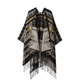 Colorful Argyle Tassels - Black & Khaki
