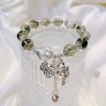 Green Ghost: Lucky Koi Fortune Cat Bracelet