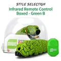 Green infrared remote control caterpillar toy with magic bug packaging box - Remote Green (88g)
