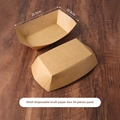 9-inch Kraft Paper Boats (50 Boats/pack)