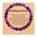Purple Agate + Unbiological Sister Card
