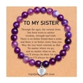 Purple Agate + TO MY SISTER Card