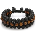 Tiger Eye Three Layers Bracelet