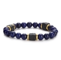 Dark Blue With Gold Spacers