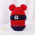 Red- M Hat Scarf / Recommend Age: 2 Months-36 Months/42-50cm