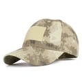 Tactical baseball cap featuring desert camo pattern and front loop surface for patches - Adjustable / A-TACS AU