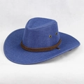Blue Linen Top-Pressed