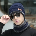 Adult Style (Hat And Neck Warmer) / Navy Blue