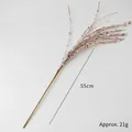 55cm rose gold sequin branch Christmas tree decoration weighing about 21g - 55cm Champagne Style (Weight Approx. 21g)