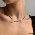3 Mm (chaîne En Acier Titane 40 + 6 Cm)