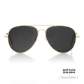 Gold Frame With Gray Panels (spring Legs)