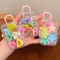 Halbmond + D-Clip + Blumen 30 Stk. Beutel