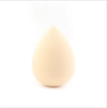 Beige teardrop beauty blender sponge for makeup application on white background - Teardrop Nude (Bottled)