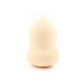 Beige gourd-shaped makeup sponge with fine texture for smooth cosmetic application - Gourd Nude (Bottled)
