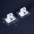 White Clips (2 Pieces) With Packaging