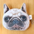 Mini porte-monnaie Bouledogue Français avec impression 3D réaliste de chien - Shar Pei