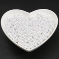 White / No Hole 10mm Diameter 50 Pcs/Pack