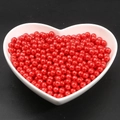 Red / No Hole 10mm Diameter 50 Pcs/Pack