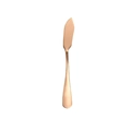 Polished rose gold stainless steel butter spreader with a sleek, minimalist design - Rose Gold