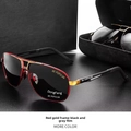 Red Gold Frame (hd Polarized Black And Gray) For Daily Use