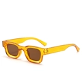Transparent Orange Rahmen Grau Linse