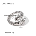 Liquid Metal Pitted Texture Style(JDR2306010-S) Silver