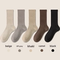 Beige+Gris Beige+Kaki+Camel+Noir / Taille Unique Pour Femme 35-40 (antibactérien Et Désodorisant)