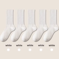Cinq Blancs / Taille Unique Pour Femme 35-40 (antibactérien Et Désodorisant)
