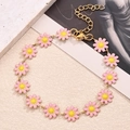 Bracelet Tournesol Rose (or) | 1 Brin/paquet / 135 X 10 Mm (longueur : 180 + 50 Mm)
