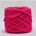 Gomitolo di lana ciniglia spessa rosso rosa per sciarpe fai-da-te e coperte - Rosa Rossa