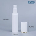 Botella De Vacío Con Sello Dorado / 30ml