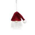 Style E Christmas gnome decoration with red knit hat and white beard hanging ornament - Style E