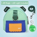 One-piece Green Backpack Led Lights|m