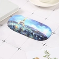 Portable hard glasses case with artistic Eiffel Tower and starry night oil painting print - Eiffel Tower