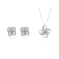 White Gold Color Suit (necklace Earrings)|925 Silver