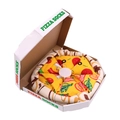 Creative pizza slice folded cotton socks packaged in a realistic pizza gift box - Mixed Combination Set