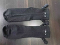 Noir Brodé Sourire / [chaussettes Main Dans La Main Taille 35-45]