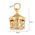 Gold Carousel Charm