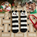 Black & White Panda / Socks + Triangle Box