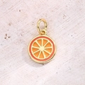 Orange Piece Pendant (gold)|1 Pc/package / 11x9mm (aperture: 3mm)