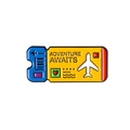 Tarjeta de embarque-Adventure Awaits(xz2496)