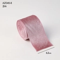 Pink velvet Christmas ribbon 6.3cm wide for gift bows and decorative craft projects - Lotus Pink Plain Velvet Ribbon