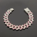 Silberner Halber Rosa Diamant|40cm