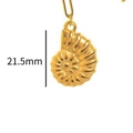 Flat Conch Individual Pendant
