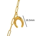 Half Moon Separate Pendant