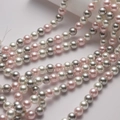 Style 6-Pink White Gray Mix / 6mm/Approx 68pcs/40cm