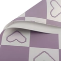 Violet Romantique [20 Cœurs D'amoureux] | Violet Romantique [20 Cœurs D'amoureux] ; 56 X 56 Cm/pièce (± 1 Cm) - 56 X 56 Cm/pièce (± 1 Cm)