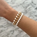 Stacked Pearl 3-Piece Set (30) / 3-Pack / Gold