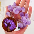 Amethyst-Zähne Lichterkette - 2m Eckiger Schalter / Etwa 2 M Lang 20 Lichter