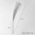 90cm silver glitter tassel picks for Christmas tree decor, weight approx 29g - 90cm Silver Style (Weight Approx. 29g)